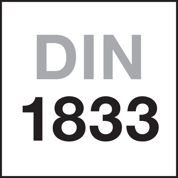 Norm: DIN 1833